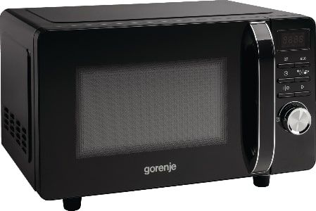 Микроволновая печь Gorenje, 20л, электр. управляющий, 700Вт, гриль, дисплей, черный MO20S4BC фото