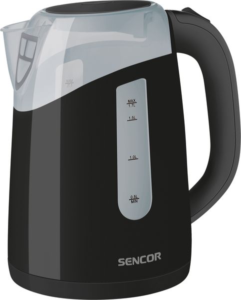Електрочайник Sencor Series 1700, 1.7л, Strix, пластик, чорний (SWK1701BK) SWK1701BK фото