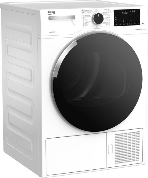 Сушильна машина Beko тепловий насос, 8кг, A++, 60см, дисплей, білий (DS8440SXW) DS8440SXW фото