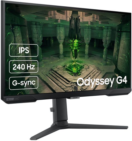 Монітор Samsung 27" Odyssey G4 S27BG400EI 2*HDMI, DP,, IPS, 240Hz, 1ms (LS27BG400EIXCI) LS27BG400EIXCI фото