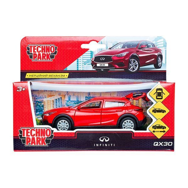 Автомодель - INFINITI QX30 (красный, 1:32) (QX30-RD) QX30-RD фото