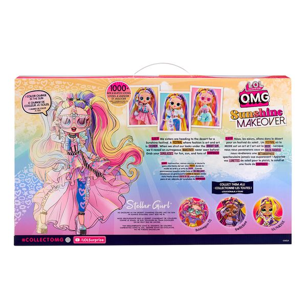Игровой набор с куклой L.O.L. Surprise! серии O.M.G. Sunshine Makeover – Большой сюрприз (589464) 589464 фото