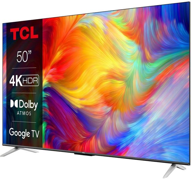 Телевізор 50" TCL LED 4K 60Hz Smart Android TV, Titan - Уцінка 50P638 фото