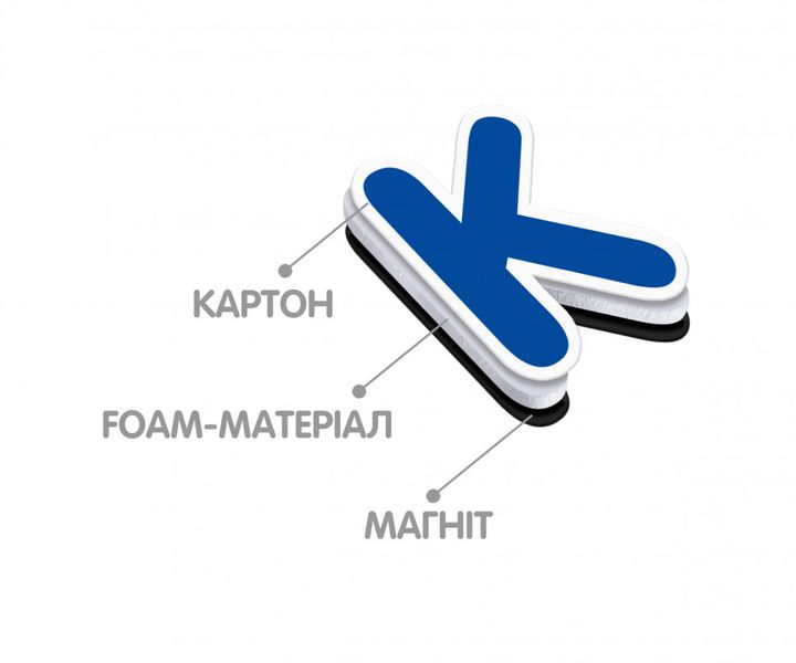 Азбука на магнитах на укр. языке (VT5411-03) VT5411-03 фото