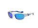 Детские солнцезащитные очки Koolsun бело-голубые серии Sport (Размер: 3+) (SPWHSH003) KS-SPBLSH003 фото