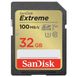 Карта пам'яті SanDisk SD 32GB C10 UHS-I U3 R100/W60MB/s Extreme V30 (SDSDXVT-032G-GNCIN)