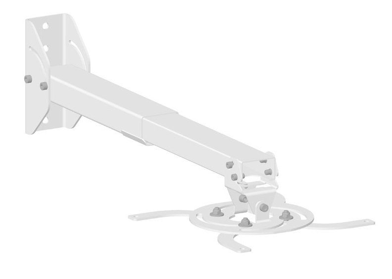 Крепление проектора KSL CMPR-4 10-20 кг, 42-60 см, настенное, стальное, белое (CMPR-4-60) CMPR-4-60 фото