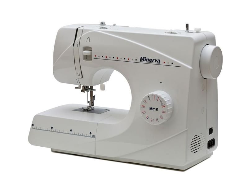 Швейная машина МINERVA M21K, электромех., 85Вт, 21 шв.оп., петля автомат, белый (M-M21K) M-M21K фото