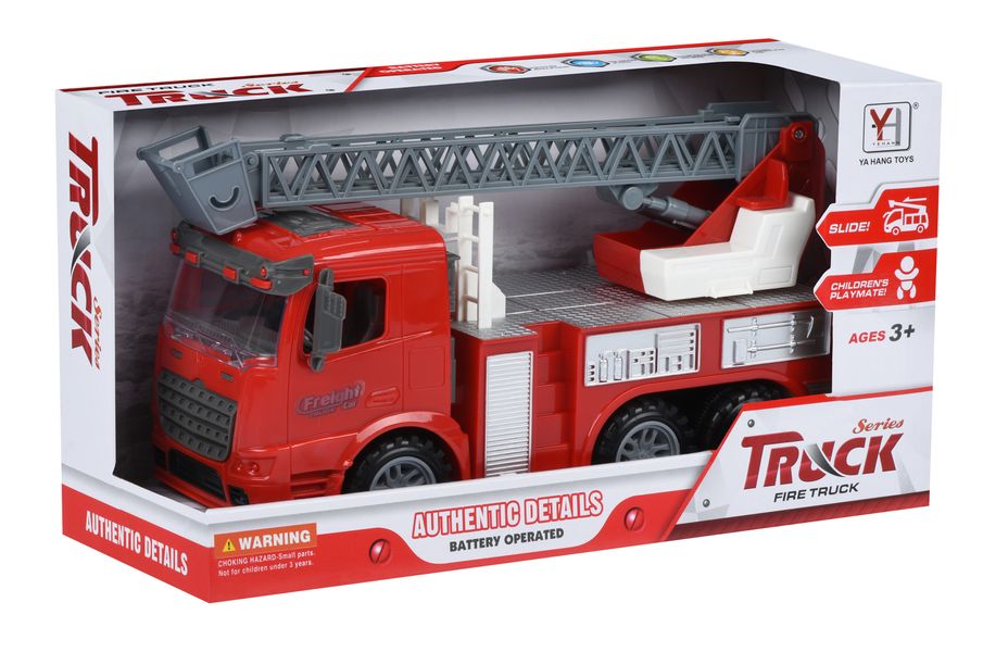 Машинка інерційна Truck Пожежна вантажівка з драбиною Same Toy (98-616Ut) 98-616Ut фото