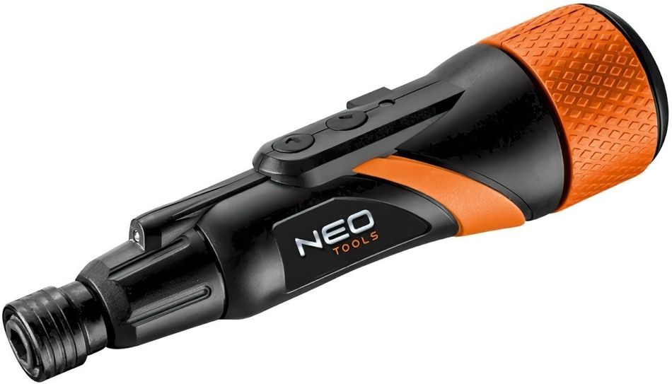 Отвертка аккумуляторная Neo Tools, 1/4", 3.6В Li-Ion, 800мАч, 280об/мин, 42 бита, кейс (04-200) 04-200 фото