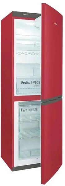 Холодильник Snaige з нижн. мороз., 185x60х65, холод.відд.-214л, мороз.відд.-88л, 2дв., A++, ST, червоний - Уцінка RF56SM-S5RB2E фото