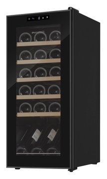 Холодильник Philco для вина, 77x34.5x45, холод.відд.-50л, зон - 1, бут-18, диспл, підсвітка, чорний PW18KF PW18KF фото