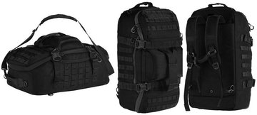 Сумка-баул/рюкзак 2Е Tactical, L, черная (2E-MILDUFBKP-L-BK) 2E-MILDUFBKP-L-BK фото
