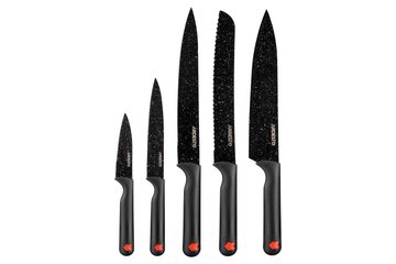 Набір ножів Ardesto Black Mars 5 пр., чорний, нержавіюча сталь, пластик (AR2105BR) AR2105BR фото