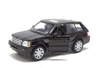 Коллекционная игрушечная машинка Range Rover Sport KT5312 инерционная Черный (KT5312(Black)) KT5312(Black) фото