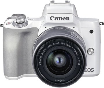 Цифр. фотокамера Canon EOS M50 Mk2 + 15-45 IS STM Kit White 4729C028 фото