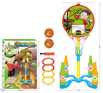 Игровой набор 2в1 "Баскетбол+Кольцеброс" насос в комплекте (MR 0529) MR 0529 фото