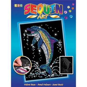 Набор для творчества Sequin Art BLUE Дельфин SA1516 - Уцінка SA1516 фото