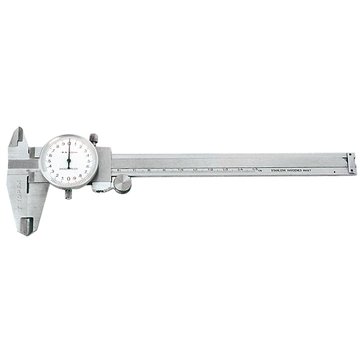 Штангенциркуль TOPEX, 150 мм, с аналоговой индикацией результата, точность измерения 0.02 мм/м 31C627 фото