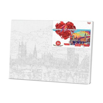Картина по номерам "Красочный лондон" Danko Toys 40x50 см (KpNe-01-08) KpNe-01-08 фото