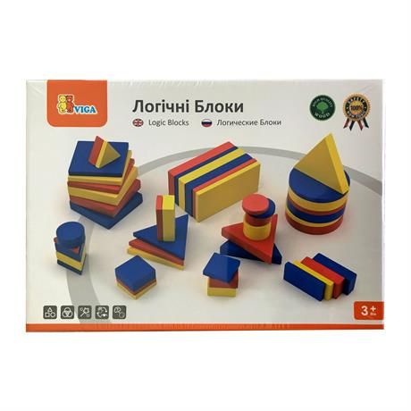 Обучающий набор Viga Toys Логические блоки Дьенеша (56164U) 56164U фото