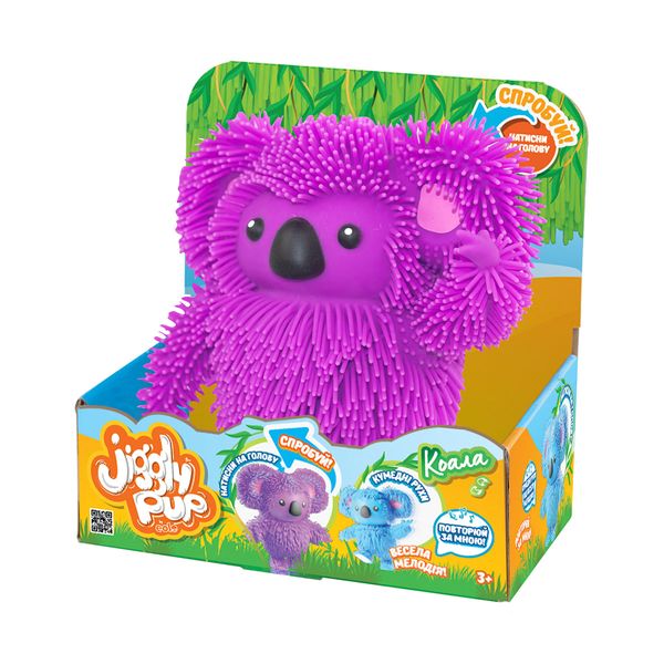 Интерактивная игрушка JIGGLY PUP - ЗАЖИГАТЕЛЬНАЯ КОАЛА (фиолетовая) JP007-PU JP007 фото