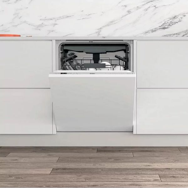 Посудомийна машина Whirlpool вбудовувана, 14компл., A+++, 60см, дисплей, 3й кошик, білий WIC3C34PFES фото