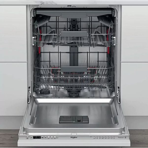 Посудомоечная машина Whirlpool встраиваемая, 14компл., A+++, 60см, дисплей, 3й корзина, белая WIC3C34PFES фото