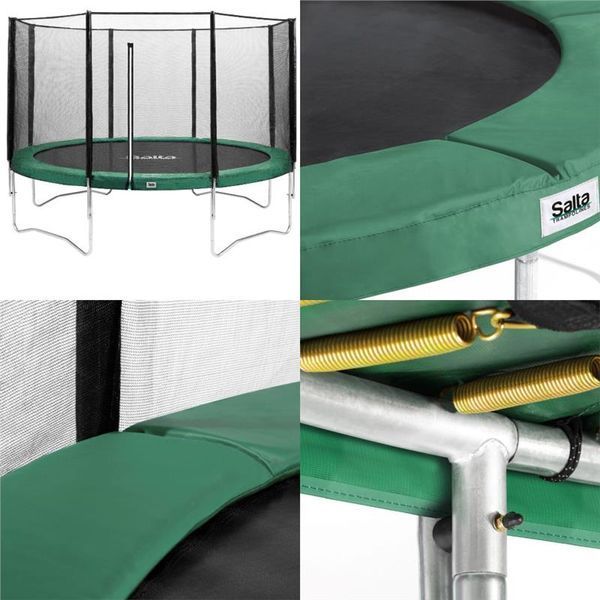 Батут Salta COMBO круглий 427 см Green (586G) 586G фото