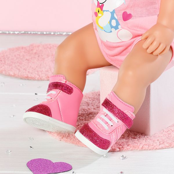 Взуття для ляльки BABY BORN - РОЖЕВІ КЕДИ (43 cm) 833889 833889 фото