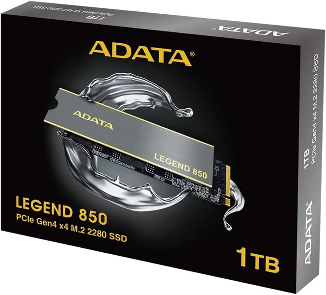 Накопичувач SSD ADATA M.2 1TB PCIe 4.0 LEGEND 850 (ALEG-850-1TCS) ALEG-850-1TCS фото