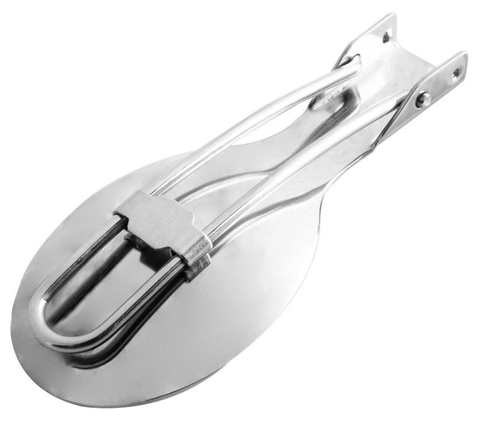 Набір посуду туристичного Neo Tools, 3в1, складні ніж,ложка,вилка, сертифікат LFGB, чохол, 0.07кг (63-148) 63-148 фото