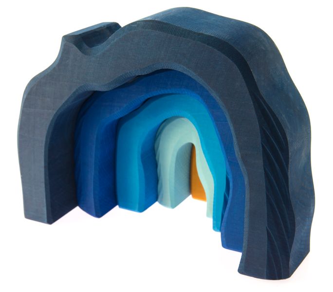 Конструктор дерев'яний-Печера (синій) Nic NIC523323 - Уцінка NIC523323 фото