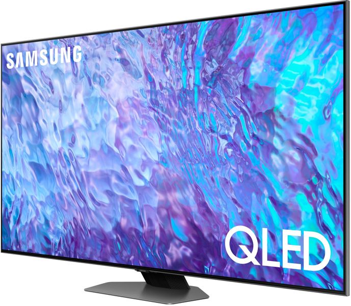 Телевизор 55" Samsung QLED 4K UHD 100Hz Smart Tizen Carbon-Silver (QE55Q80CAUXUA) QE55Q80CAUXUA фото
