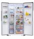 Холодильник SBS Gorenje, 179х64х91см, 2 двері, 334( 174)л, А++, NF+, Інв. , Зона св-ті, Зовн. Диспл, Нерж (NRS918EMX)