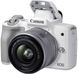 Цифр. фотокамера Canon EOS M50 Mk2 + 15-45 IS STM Kit White (4729C028)