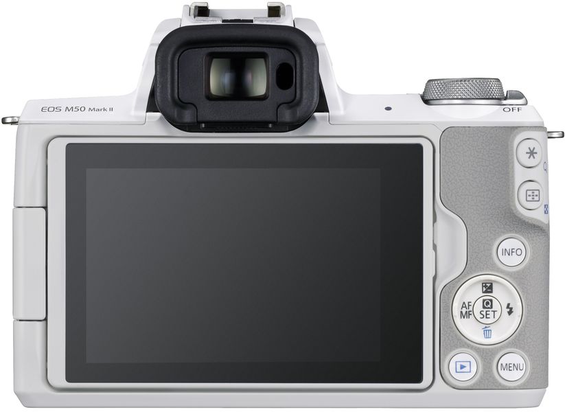 Цифр. фотокамера Canon EOS M50 Mk2 + 15-45 IS STM Kit White (4729C028) 4729C028 фото