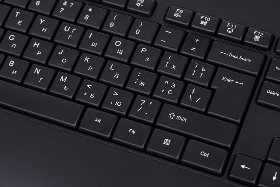 Клавіатура 2E KS109 USB Black (2E-KS109UB) 2E-KS109UB фото
