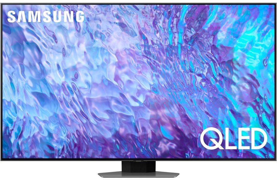 Телевізор 55" Samsung QLED 4K UHD 100Hz Smart Tizen Carbon-Silver (QE55Q80CAUXUA) QE55Q80CAUXUA фото