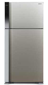 Холодильник Hitachi з верхн. мороз., 184x86х74, холод.відд.-405л, мороз.відд.-145л, 2дв., А++, NF, інв., зона нульова, нерж (R-V660PUC7-1BSL) R-V660PUC7-1BSL фото