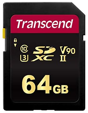 Карта пам'ятi Transcend 64GB SDXC C10 UHS-II U3 R285/W180MB/s 4K TS64GSDC700S фото