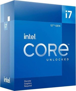 Центральний процесор Intel Core i7-12700KF 12C/20T 3.6GHz 25Mb LGA1700 125W w/o graphics Box BX8071512700KF фото