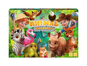 Настольная игра "Animal Discovery" Danko Toys укр (G-AD-01-01U) G-AD-01-01U фото