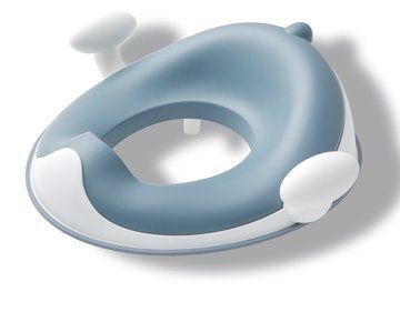 Накладка на унитаз Динозаврик с полиуретановым кольцом, голубая - Babyhood (BH-127B) BH-127B фото
