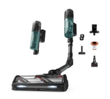 Пылесос Rowenta беспроводной X-Force Flex 12.60 Neo, 320Вт, конт пыль -0.9л, автон. работа до 60мин, вес-2.5кг, НЕРА, черно-синий - Уценка RH9L42WO фото