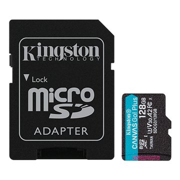 Карта памяти Kingston microSD 128GB C10 UHS-I U3 A2 R170/W90MB/s + SD (SDCG3/128GB) SDCG3/128GB фото