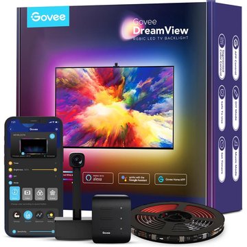 Набір адаптивного підсвічування Govee H6199 DreamView T1 TV Backlight 55-65' RGB Чорний H61993D3 фото