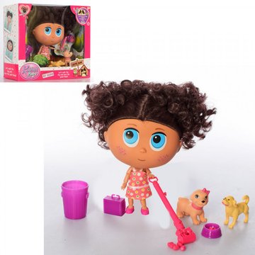 Лялька-пупс з домашньою твариною BLD290 аксесуари в наборі Дівчинка BLD290 фото