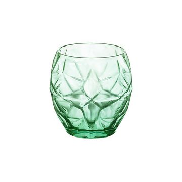 Набір склянок Bormioli Rocco Oriente низьких, 402мл, h-91см, 3шт, скло, зелений 320260CAG021990 фото