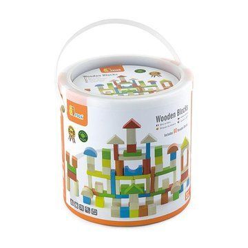 Деревянные кубики Viga Toys Цветные блоки, 80 шт., 2,5 см (50333) 50333 фото